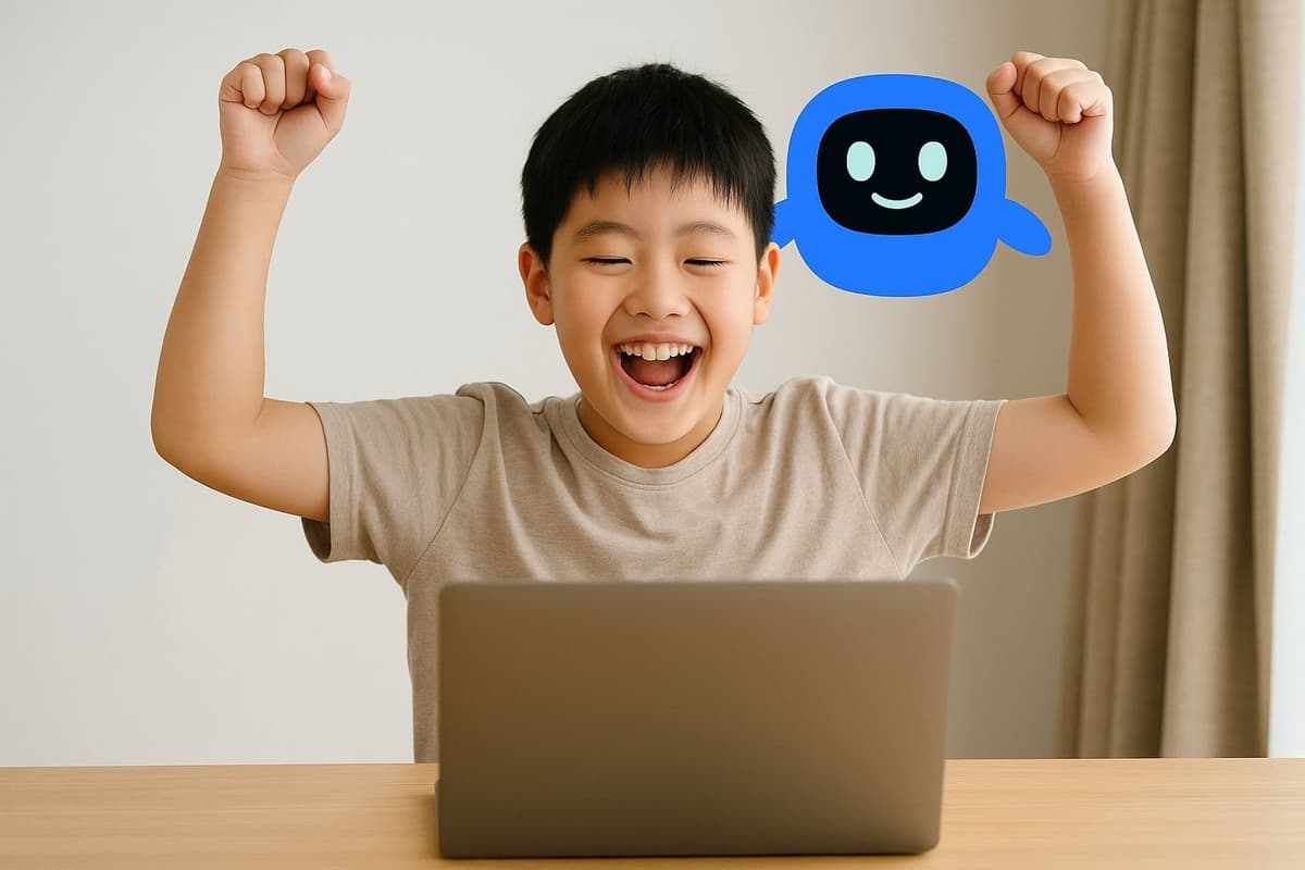 Kids coding with AI